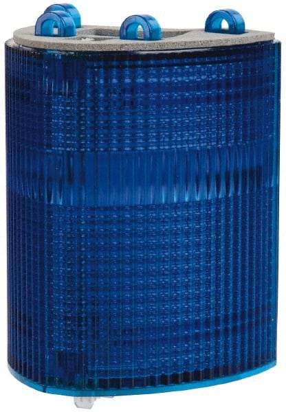 Edwards Signaling - Blue, Panel and Pipe Mount, Visible Signal Replacement Lens Housing - 3R, 4X NEMA Rated, For Use with 102 Series Stacklights - Americas Industrial Supply