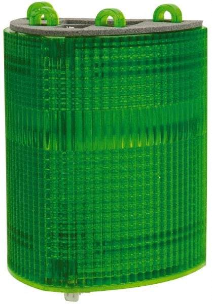 Edwards Signaling - Green, Panel and Pipe Mount, Visible Signal Replacement Lens Housing - 3R, 4X NEMA Rated, For Use with 102 Series Stacklights - Americas Industrial Supply