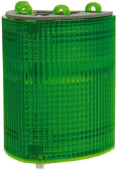 Edwards Signaling - Green, Panel and Pipe Mount, Visible Signal Replacement Lens Housing - 3R, 4X NEMA Rated, For Use with 102 Series Stacklights - Americas Industrial Supply