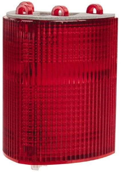 Edwards Signaling - Red, Panel and Pipe Mount, Visible Signal Replacement Lens Housing - 3R, 4X NEMA Rated, For Use with 102 Series Stacklights - Americas Industrial Supply