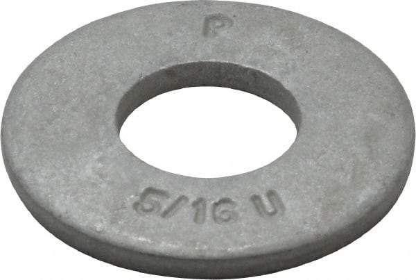 Armor Coat - 5/16" Screw, Grade 8 Alloy Steel USS Flat Washer - 3/8" ID x 7/8" OD, 0.094" Thick - Americas Industrial Supply