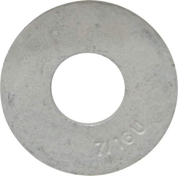 Armor Coat - 7/16" Screw, Grade 8 Alloy Steel USS Flat Washer - 1/2" ID x 1-1/4" OD, 0.094" Thick - Americas Industrial Supply