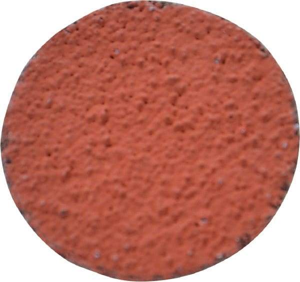 3M - 1" Disc Diam, 60 Grit, Ceramic Quick Change Disc - Type R Attaching System, Coated, Orange, Medium Grade, 30,000 RPM, 777F Series - Americas Industrial Supply