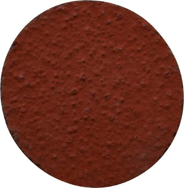 3M - 1" Disc Diam, 80 Grit, Ceramic Quick Change Disc - Type R Attaching System, Coated, Orange, Medium Grade, 30,000 RPM, 777F Series - Americas Industrial Supply