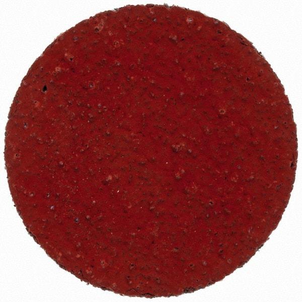 3M - 1" Disc Diam, 80 Grit, Ceramic Quick Change Disc - Type S Attaching System, Coated, Orange, Medium Grade, 30,000 RPM, 777F Series - Americas Industrial Supply