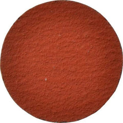 3M - 2" Disc Diam, 80 Grit, Ceramic Quick Change Disc - Type S Attaching System, Coated, Orange, Medium Grade, 25,000 RPM, 777F Series - Americas Industrial Supply
