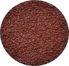 3M - 1-1/2" Disc Diam, 36 Grit, Ceramic Quick Change Disc - Type R Attaching System, Coated, Brown, Very Coarse Grade, 30,000 RPM, 963G Series - Americas Industrial Supply