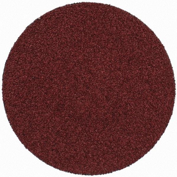 3M - 3" Disc Diam, 50 Grit, Ceramic Quick Change Disc - Type S Attaching System, Coated, Brown, Coarse Grade, 20,000 RPM, 963G Series - Americas Industrial Supply