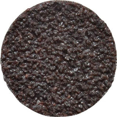 3M - 1-1/2" Disc Diam, 24 Grit, Aluminum Oxide Quick Change Disc - Type R Attaching System, Coated, Brown, Very Coarse Grade, 30,000 RPM, 361F Series - Americas Industrial Supply
