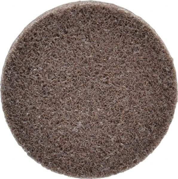 3M - 2" Disc Diam, Aluminum Oxide Quick Change Disc - Type R Attaching System, Nonwoven, Tan, Medium Grade, 22,100 RPM - Americas Industrial Supply