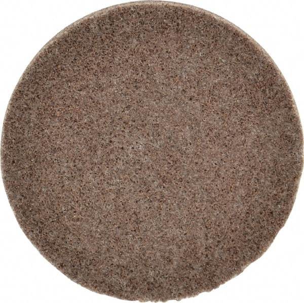 3M - 3" Disc Diam, Aluminum Oxide Quick Change Disc - Type R Attaching System, Nonwoven, Tan, Medium Grade, 15,100 RPM - Americas Industrial Supply