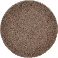 3M - 3" Disc Diam, Aluminum Oxide Quick Change Disc - Type R Attaching System, Nonwoven, Tan, Medium Grade, 15,100 RPM - Americas Industrial Supply