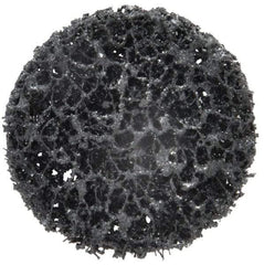 3M - 2" Disc Diam, Silicon Carbide Quick Change Disc - Type R Attaching System, Nonwoven, Black, Very Coarse Grade, 18,000 RPM - Americas Industrial Supply