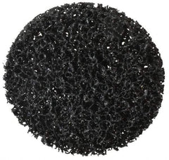 3M - 4" Disc Diam, Silicon Carbide Quick Change Disc - Type R Attaching System, Nonwoven, Black, Very Coarse Grade, 11,000 RPM - Americas Industrial Supply