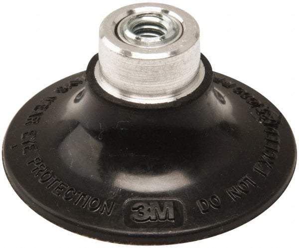3M - 2" Diam Quick-Change Type P Disc Backing Pad - Hard Density, 25,000 RPM, Roloc TP Compatible - Americas Industrial Supply