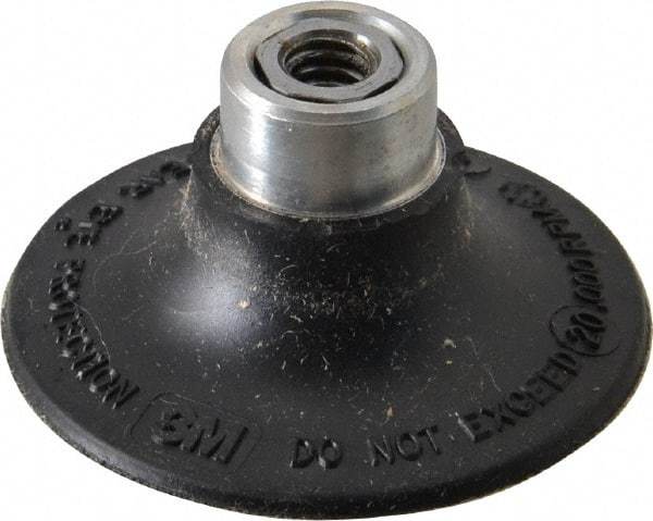 3M - 2" Diam Quick-Change Type R Disc Backing Pad - Soft Density, 25,000 RPM, Roloc TR Compatible - Americas Industrial Supply