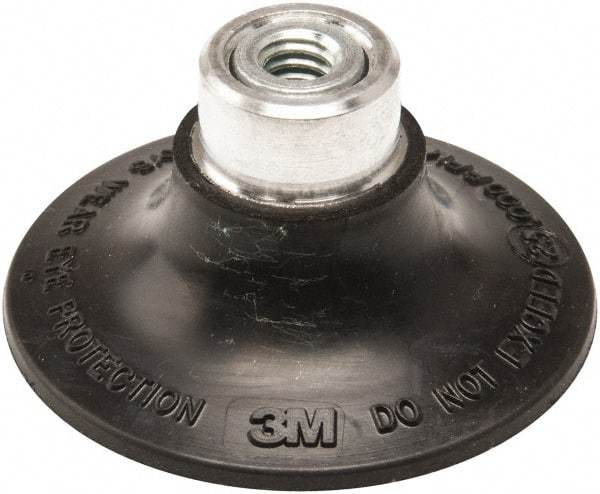 3M - 2" Diam Quick-Change Type S Disc Backing Pad - Medium Density, 25,000 RPM, Roloc TS Compatible - Americas Industrial Supply