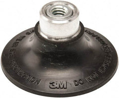 3M - 2" Diam Quick-Change Type S Disc Backing Pad - Medium Density, 25,000 RPM, Roloc TS Compatible - Americas Industrial Supply