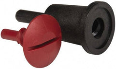 3M - 1/4" Shank Diam Deburring Wheel Backing Pad - Use with Unitized Wheels up to 3" Diam x 1/4 Wide x 3/8" Hole - Americas Industrial Supply