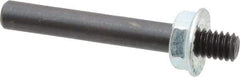 Made in USA - 1/4" Max Diam, Abrasive Disc Mandrel - 1/4-20, 2" Long - Americas Industrial Supply