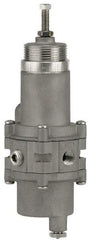 ARO/Ingersoll-Rand - 1/4" NPT Port 1 Piece Filter/Regulator FRL Unit - Stainless Steel Bowl, 20 SCFM, 250 Max psi, 8.35" High, Manual Drain - Americas Industrial Supply