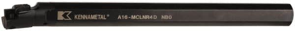 Kennametal - 1-5/8" Min Bore Diam, 12" OAL, 1" Shank Diam, A-MCLN-D Indexable Boring Bar - CN.. Insert, Screw or Clamp Holding Method - Americas Industrial Supply