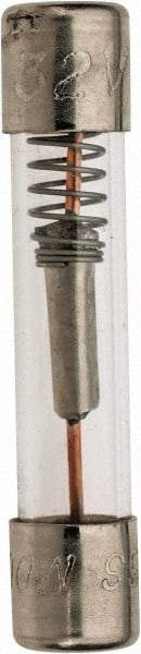 Cooper Bussmann - 32 VAC/VDC, 25 Amp, Time Delay Miniature Glass Fuse - 1-1/4" OAL, 1/4" Diam - Americas Industrial Supply