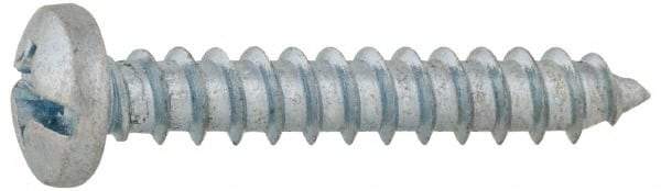 Value Collection - #10 Pan Head Phillips Sheet Metal Screw - Steel, 3/4" Length Under Head, Grade 2 - Americas Industrial Supply