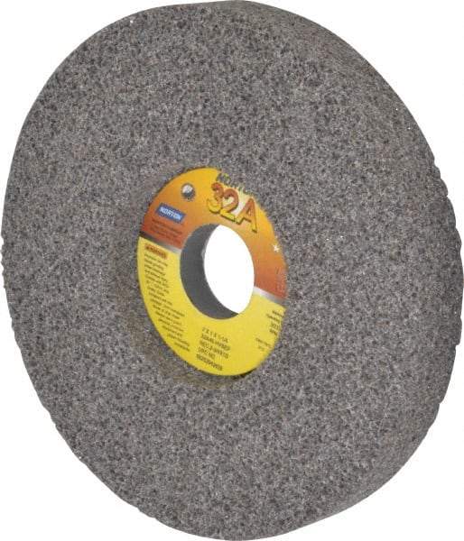 Norton - 7" Diam x 1-1/4" Hole x 1" Thick, H Hardness, 46 Grit Surface Grinding Wheel - Aluminum Oxide, Type 5, Coarse Grade, 3,600 Max RPM, Vitrified Bond, One-Side Recess - Americas Industrial Supply