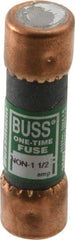 Cooper Bussmann - 125 VDC, 250 VAC, 1.5 Amp, Fast-Acting General Purpose Fuse - Fuse Holder Mount, 50.8mm OAL, 50 at AC/DC kA Rating, 9/16" Diam - Americas Industrial Supply