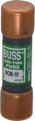 Cooper Bussmann - 125 VDC, 250 VAC, 10 Amp, Fast-Acting General Purpose Fuse - Fuse Holder Mount, 50.8mm OAL, 50 at AC/DC kA Rating, 9/16" Diam - Americas Industrial Supply