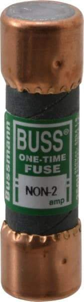 Cooper Bussmann - 125 VDC, 250 VAC, 2 Amp, Fast-Acting General Purpose Fuse - Fuse Holder Mount, 50.8mm OAL, 50 at AC/DC kA Rating, 9/16" Diam - Americas Industrial Supply