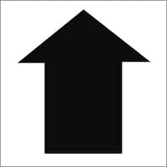 NMC - Arrow Stencil - 0.06 Inch Thick, Polyethylene - Americas Industrial Supply