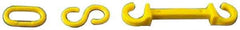 NMC - Barrier C-Hook - Plastic, White - Americas Industrial Supply