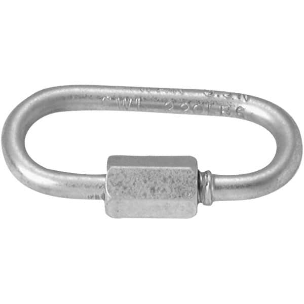 Campbell - 2-9/32" Long Quick Link - Stainless Steel with 19/64" Snap Opening - Americas Industrial Supply