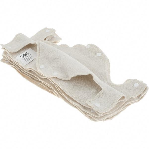 MSA - Hard Hat Accessories - W/SNAPS 10/PK WASHABLE TERRY SWEATBAND - Americas Industrial Supply