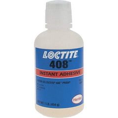 Loctite - 16 oz Bottle Clear Instant Adhesive - 408 1 LB BOTTLE PRISM INSTANT ADHESIVE - Americas Industrial Supply