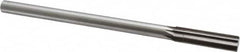 Interstate - 0.508" High Speed Steel 6 Flute Chucking Reamer - Straight Flute, 7/16" Straight Shank, 2" Flute Length, 8" OAL - Americas Industrial Supply