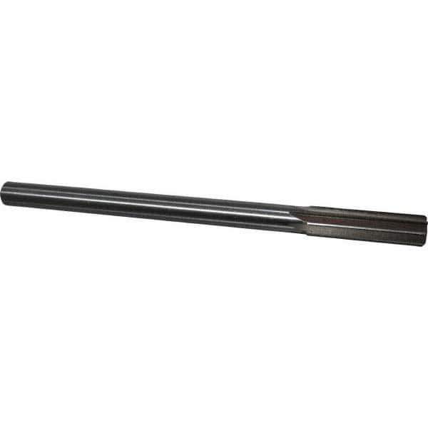 Interstate - 0.621" High Speed Steel 6 Flute Chucking Reamer - Americas Industrial Supply
