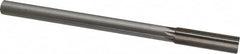 Interstate - 0.66" High Speed Steel 6 Flute Chucking Reamer - Straight Flute, 9/16" Straight Shank, 2-1/4" Flute Length, 9" OAL - Americas Industrial Supply