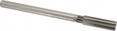 Interstate - 0.799" High Speed Steel 6 Flute Chucking Reamer - Straight Flute, 5/8" Straight Shank, 2-1/2" Flute Length, 9-1/2" OAL - Americas Industrial Supply