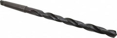 Interstate - 21/32", 2MT 118° Point High Speed Steel Taper Shank Drill Bit - Americas Industrial Supply