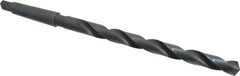 Interstate - 5/8", 2MT 118° Point High Speed Steel Taper Shank Drill Bit - Oxide Finish, 8" Flute Length, 12" OAL, Spiral Flute, Series 502 - Americas Industrial Supply