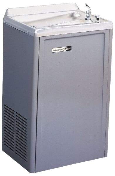 Halsey Taylor - 13.5 GPH Cooling Capacity Deluxe Standard Wall-Mounted Water Cooler & Fountain - Vinyl Cabinet, 20 to 105 psi, 120 VAC Volts, 625 Watts, 7.8 Full Load Amperage - Americas Industrial Supply