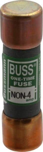 Cooper Bussmann - 125 VDC, 250 VAC, 4 Amp, Fast-Acting General Purpose Fuse - Fuse Holder Mount, 50.8mm OAL, 50 at AC/DC kA Rating, 9/16" Diam - Americas Industrial Supply