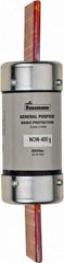 Cooper Bussmann - 125 VDC, 250 VAC, 400 Amp, Fast-Acting General Purpose Fuse - Bolt-on Mount, 8-5/8" OAL, 10 (RMS Symmetrical) kA Rating, 2-1/16" Diam - Americas Industrial Supply