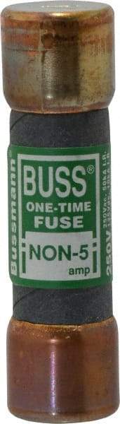 Cooper Bussmann - 125 VDC, 250 VAC, 5 Amp, Fast-Acting General Purpose Fuse - Fuse Holder Mount, 50.8mm OAL, 50 at AC/DC kA Rating, 9/16" Diam - Americas Industrial Supply