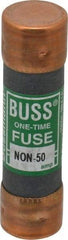 Cooper Bussmann - 125 VDC, 250 VAC, 50 Amp, Fast-Acting General Purpose Fuse - Fuse Holder Mount, 76.2mm OAL, 50 at AC/DC kA Rating, 13/16" Diam - Americas Industrial Supply