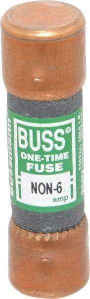 Cooper Bussmann - 125 VDC, 250 VAC, 6 Amp, Fast-Acting General Purpose Fuse - Fuse Holder Mount, 50.8mm OAL, 50 at AC/DC kA Rating, 9/16" Diam - Americas Industrial Supply