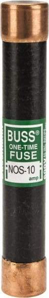 Cooper Bussmann - 600 VAC, 10 Amp, Fast-Acting General Purpose Fuse - Fuse Holder Mount, 127mm OAL, 50 at AC/DC kA Rating, 13/16" Diam - Americas Industrial Supply